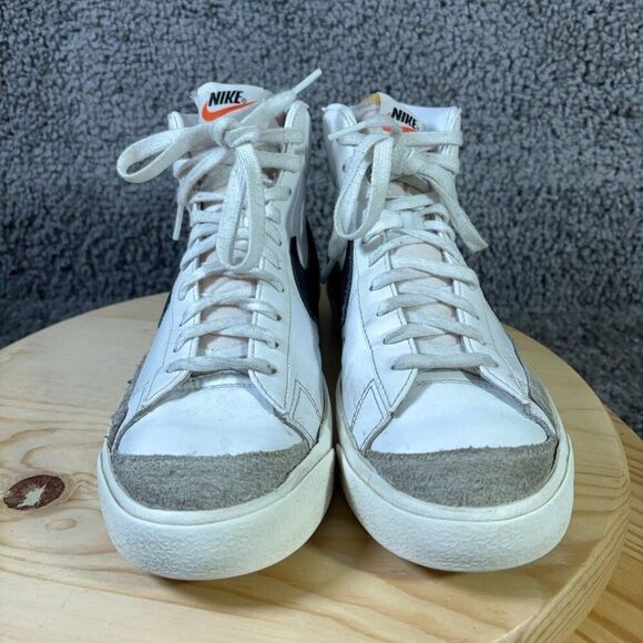 Nike Blazer Mid 77 Sneakers Men Size 9.5 White Leather Suede Basketball Shoe main image 4